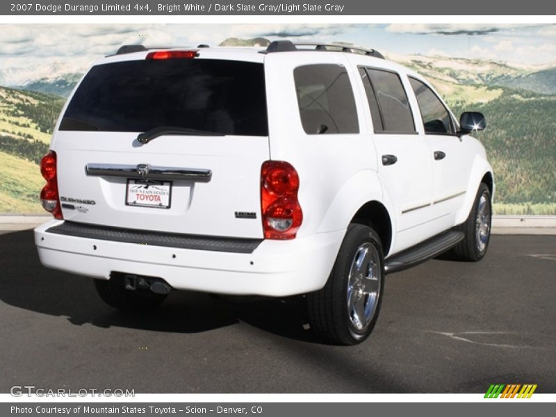 Bright White / Dark Slate Gray/Light Slate Gray 2007 Dodge Durango Limited 4x4