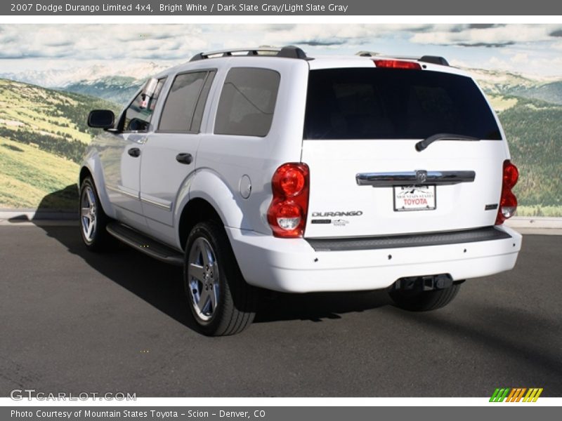 Bright White / Dark Slate Gray/Light Slate Gray 2007 Dodge Durango Limited 4x4
