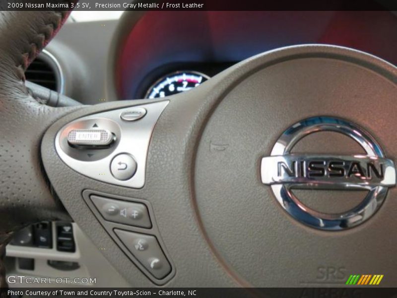 Precision Gray Metallic / Frost Leather 2009 Nissan Maxima 3.5 SV