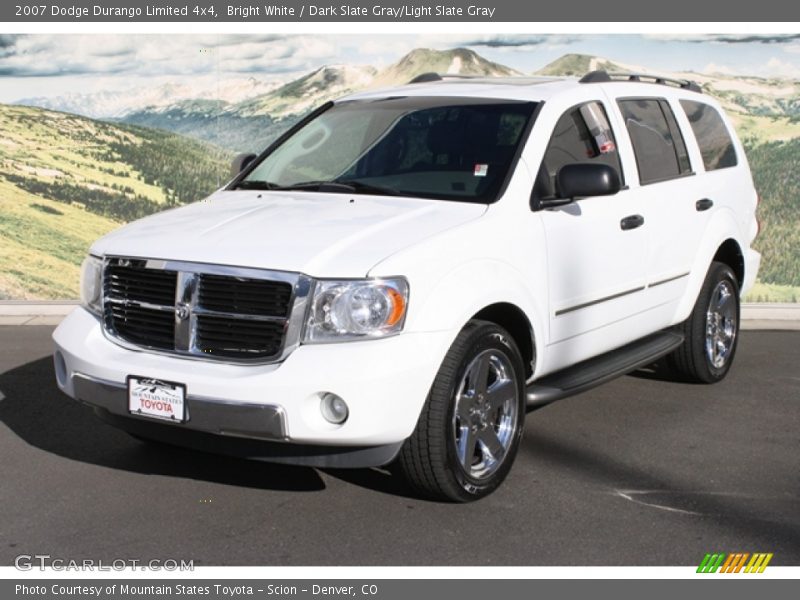 Bright White / Dark Slate Gray/Light Slate Gray 2007 Dodge Durango Limited 4x4