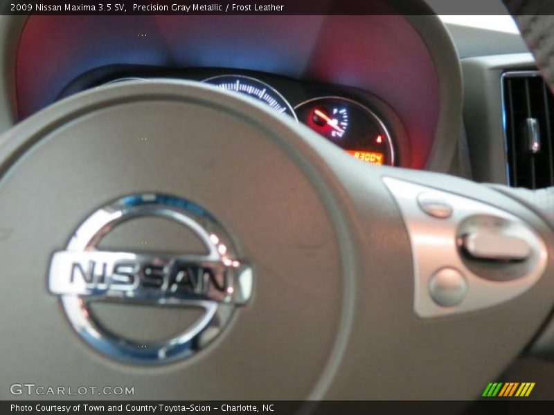 Precision Gray Metallic / Frost Leather 2009 Nissan Maxima 3.5 SV