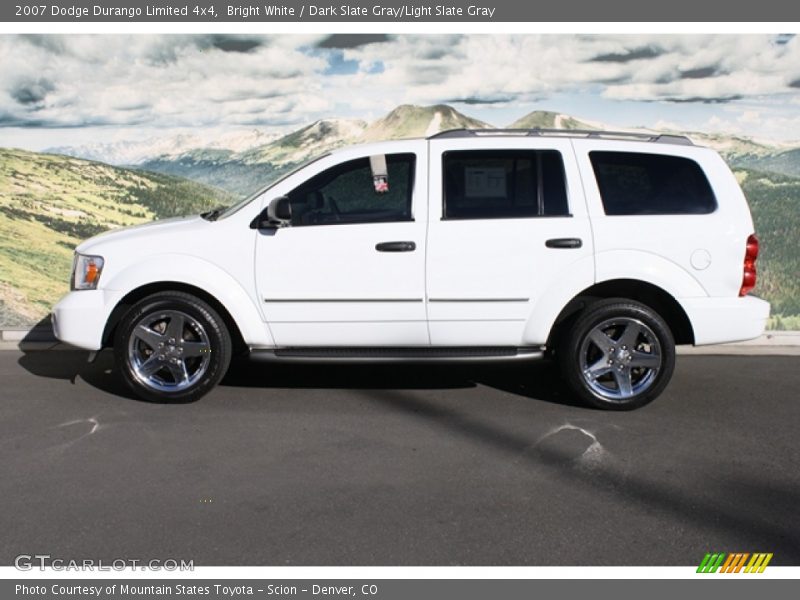 Bright White / Dark Slate Gray/Light Slate Gray 2007 Dodge Durango Limited 4x4