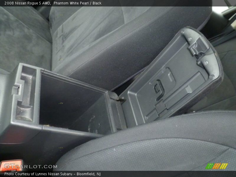 Phantom White Pearl / Black 2008 Nissan Rogue S AWD