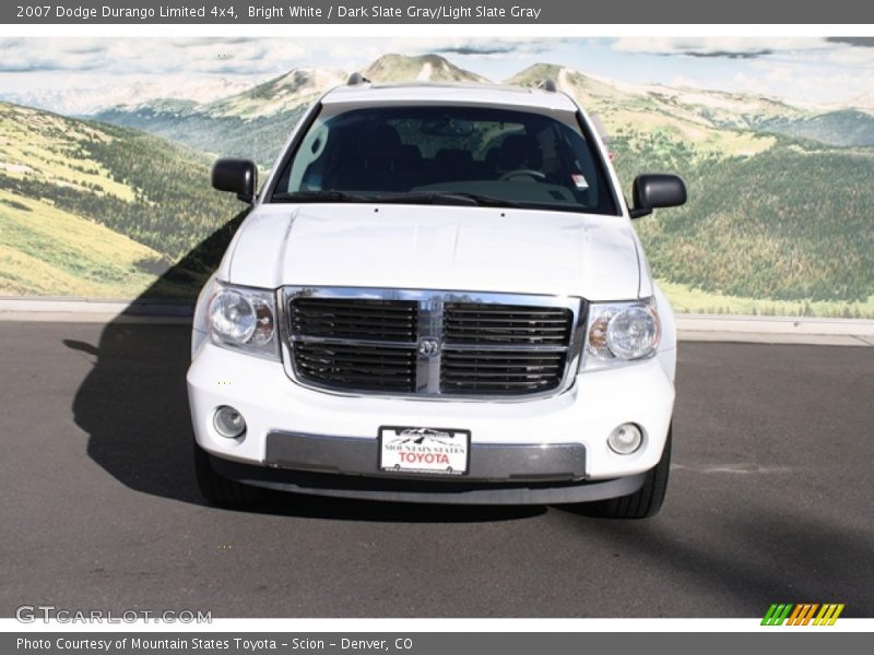 Bright White / Dark Slate Gray/Light Slate Gray 2007 Dodge Durango Limited 4x4