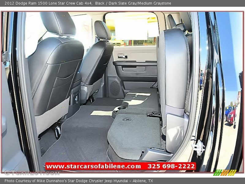 Black / Dark Slate Gray/Medium Graystone 2012 Dodge Ram 1500 Lone Star Crew Cab 4x4