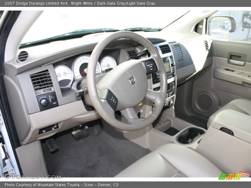 Bright White / Dark Slate Gray/Light Slate Gray 2007 Dodge Durango Limited 4x4