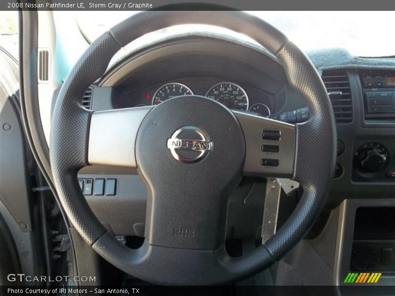 Storm Gray / Graphite 2008 Nissan Pathfinder LE