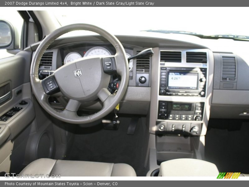 Bright White / Dark Slate Gray/Light Slate Gray 2007 Dodge Durango Limited 4x4