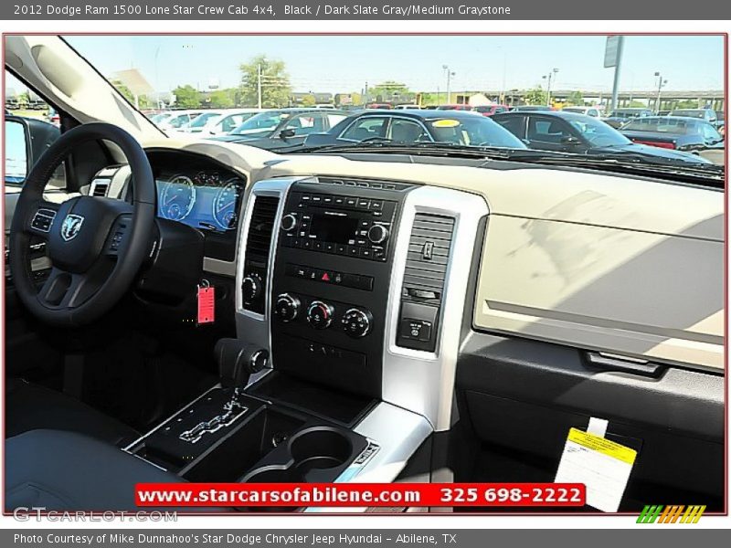 Black / Dark Slate Gray/Medium Graystone 2012 Dodge Ram 1500 Lone Star Crew Cab 4x4