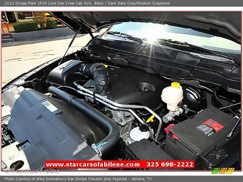 Black / Dark Slate Gray/Medium Graystone 2012 Dodge Ram 1500 Lone Star Crew Cab 4x4