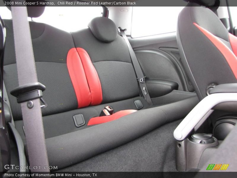 Chili Red / Rooster Red Leather/Carbon Black 2008 Mini Cooper S Hardtop