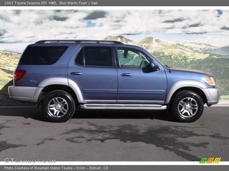 Blue Marlin Pearl / Oak 2003 Toyota Sequoia SR5 4WD