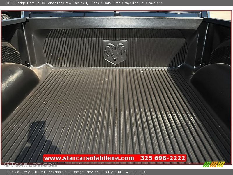Black / Dark Slate Gray/Medium Graystone 2012 Dodge Ram 1500 Lone Star Crew Cab 4x4