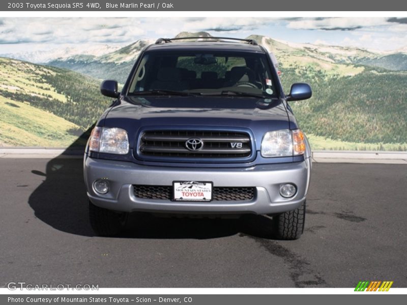 Blue Marlin Pearl / Oak 2003 Toyota Sequoia SR5 4WD