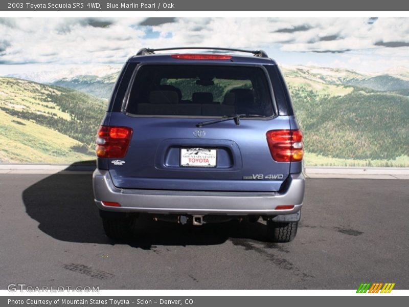 Blue Marlin Pearl / Oak 2003 Toyota Sequoia SR5 4WD