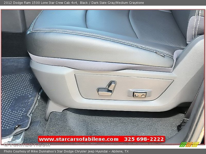 Black / Dark Slate Gray/Medium Graystone 2012 Dodge Ram 1500 Lone Star Crew Cab 4x4