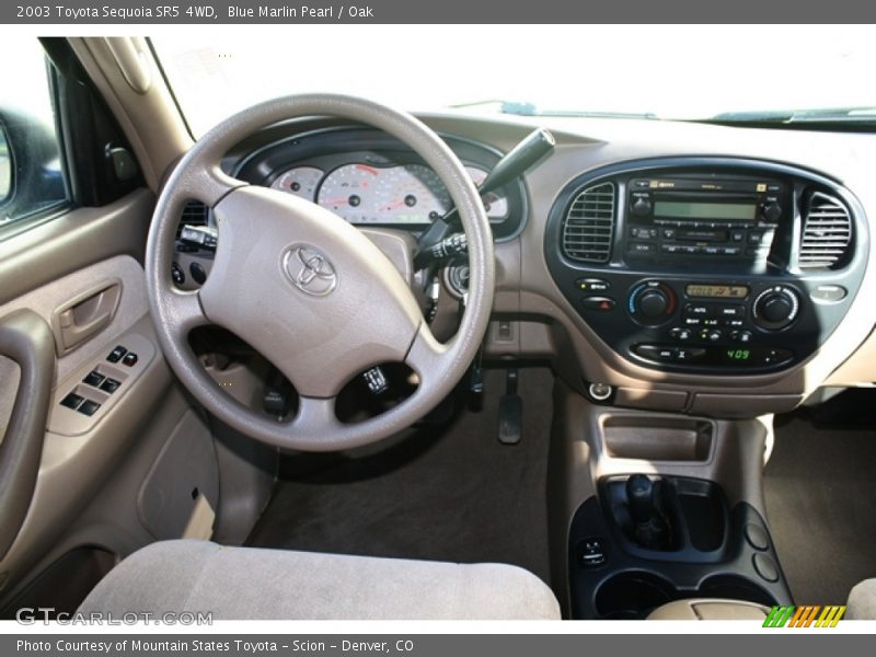 Blue Marlin Pearl / Oak 2003 Toyota Sequoia SR5 4WD