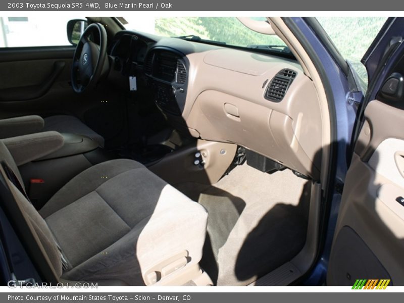 Blue Marlin Pearl / Oak 2003 Toyota Sequoia SR5 4WD