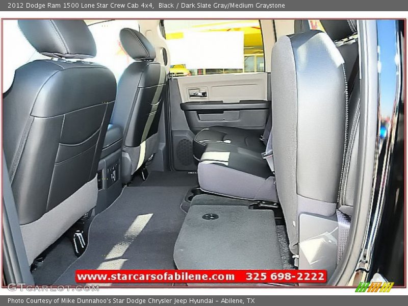 Black / Dark Slate Gray/Medium Graystone 2012 Dodge Ram 1500 Lone Star Crew Cab 4x4