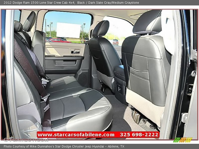 Black / Dark Slate Gray/Medium Graystone 2012 Dodge Ram 1500 Lone Star Crew Cab 4x4