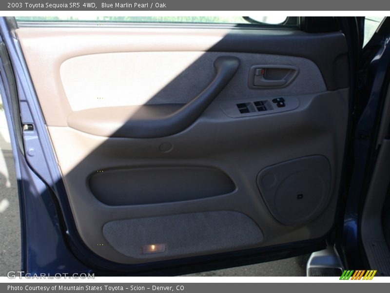 Blue Marlin Pearl / Oak 2003 Toyota Sequoia SR5 4WD