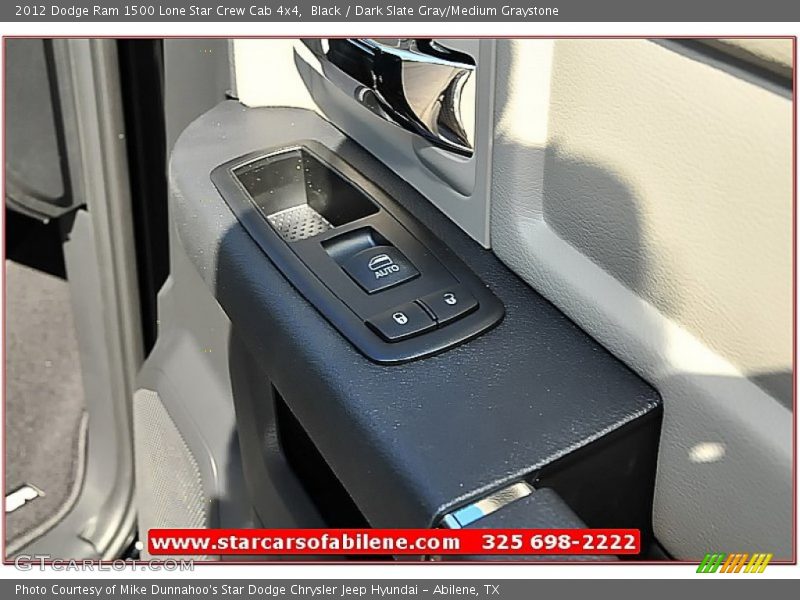 Black / Dark Slate Gray/Medium Graystone 2012 Dodge Ram 1500 Lone Star Crew Cab 4x4