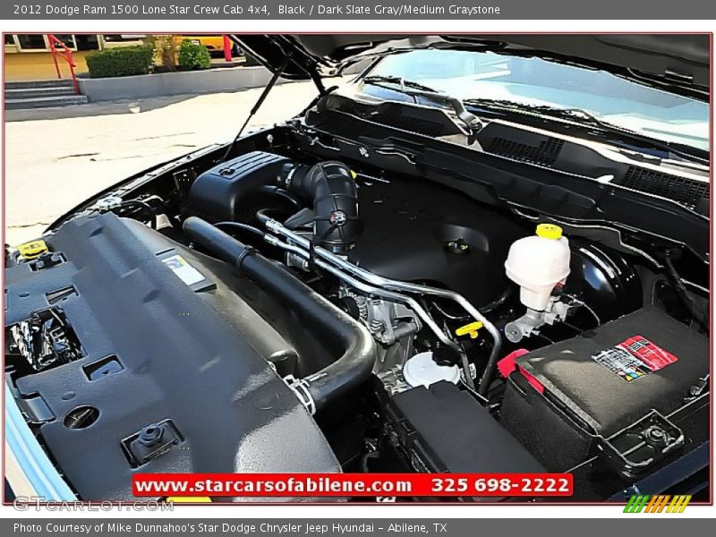 Black / Dark Slate Gray/Medium Graystone 2012 Dodge Ram 1500 Lone Star Crew Cab 4x4
