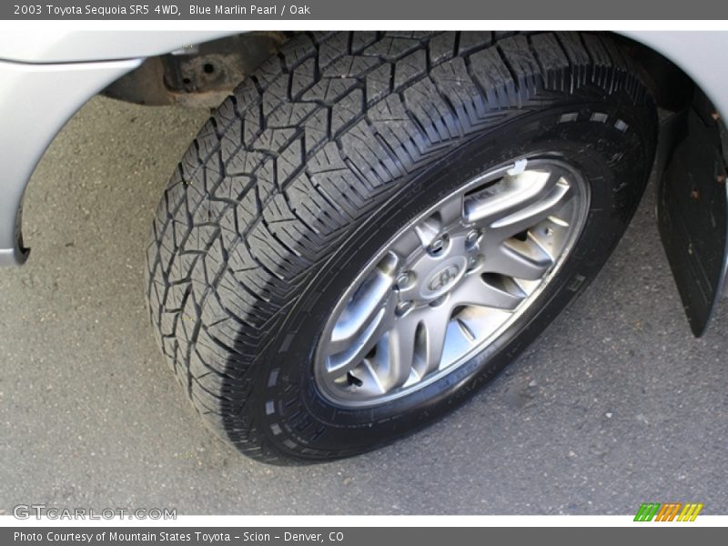 Blue Marlin Pearl / Oak 2003 Toyota Sequoia SR5 4WD