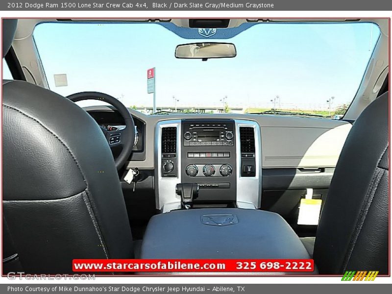Black / Dark Slate Gray/Medium Graystone 2012 Dodge Ram 1500 Lone Star Crew Cab 4x4