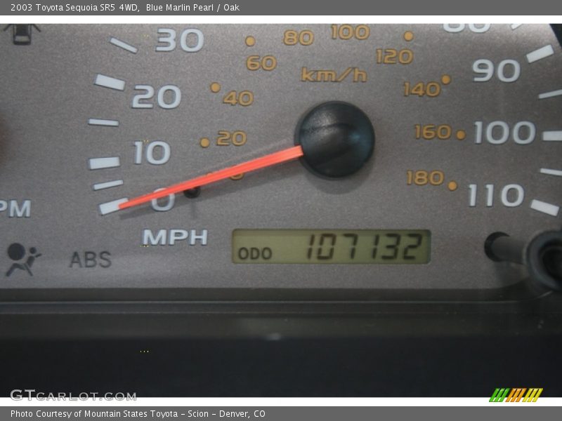 Blue Marlin Pearl / Oak 2003 Toyota Sequoia SR5 4WD