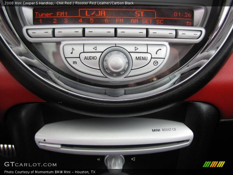 Chili Red / Rooster Red Leather/Carbon Black 2008 Mini Cooper S Hardtop