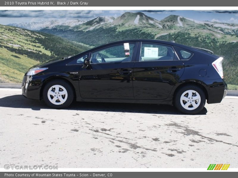 Black / Dark Gray 2010 Toyota Prius Hybrid IV