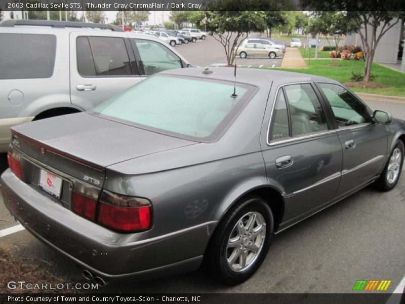 Thunder Gray ChromaFlair / Dark Gray 2003 Cadillac Seville STS