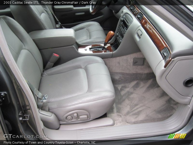 Thunder Gray ChromaFlair / Dark Gray 2003 Cadillac Seville STS