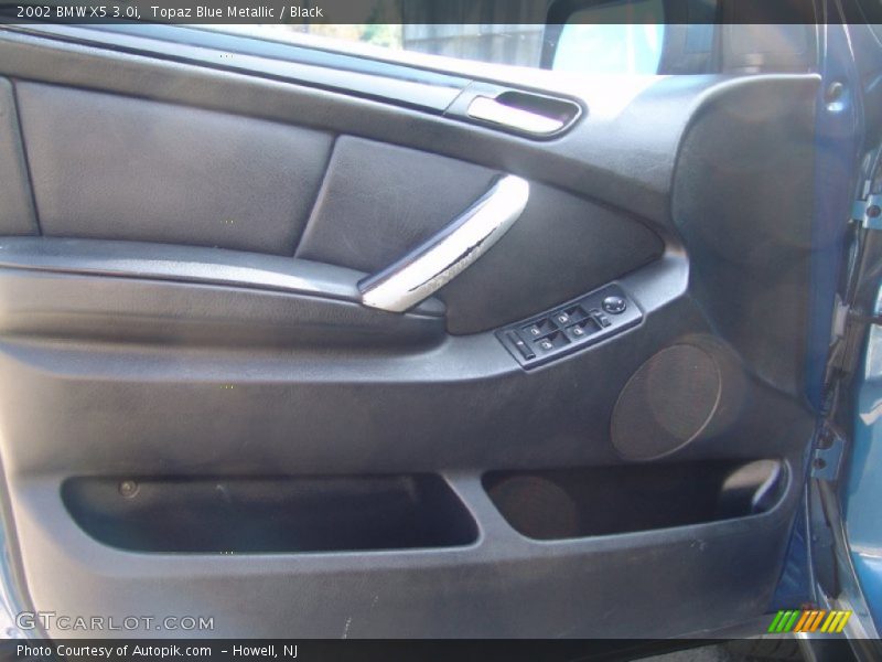 Topaz Blue Metallic / Black 2002 BMW X5 3.0i