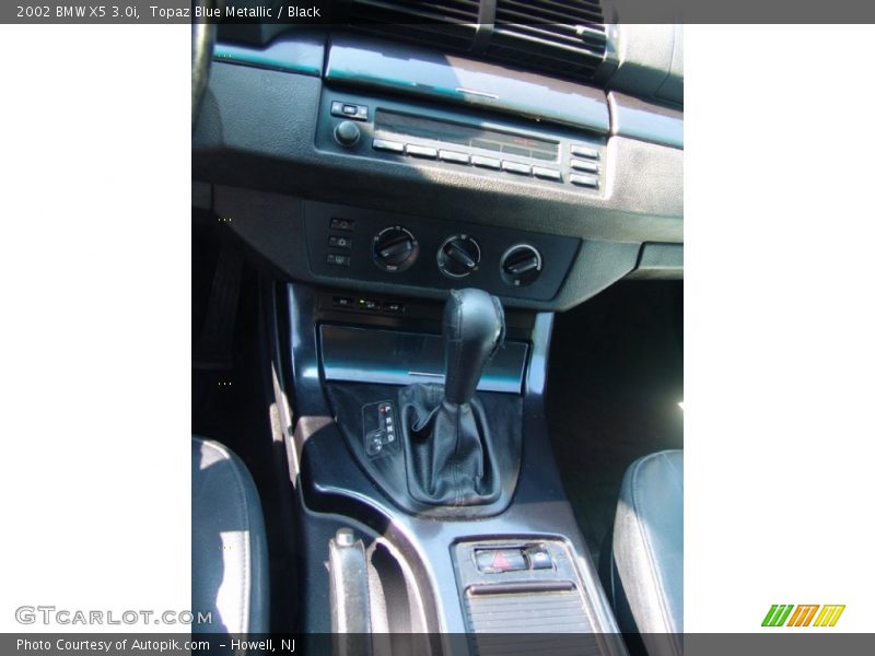 Topaz Blue Metallic / Black 2002 BMW X5 3.0i