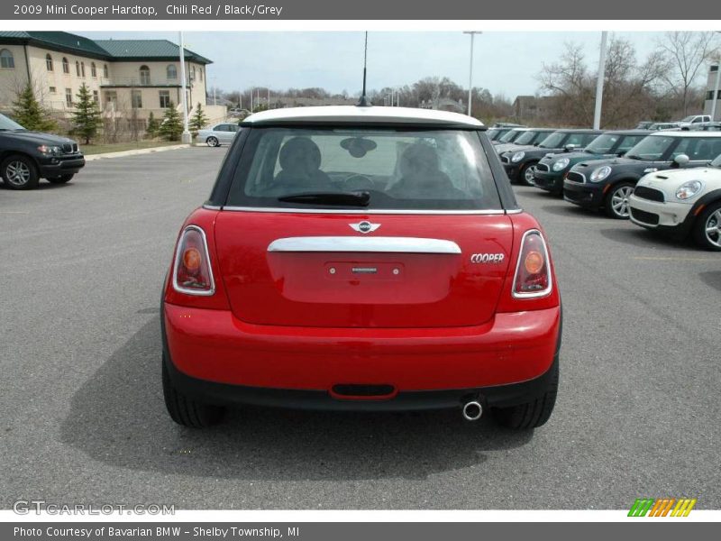 Chili Red / Black/Grey 2009 Mini Cooper Hardtop