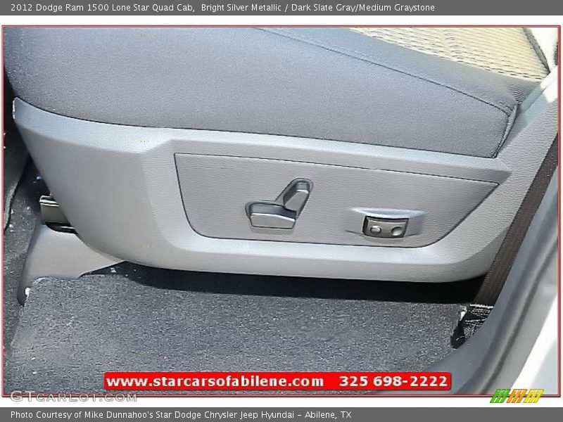 Bright Silver Metallic / Dark Slate Gray/Medium Graystone 2012 Dodge Ram 1500 Lone Star Quad Cab