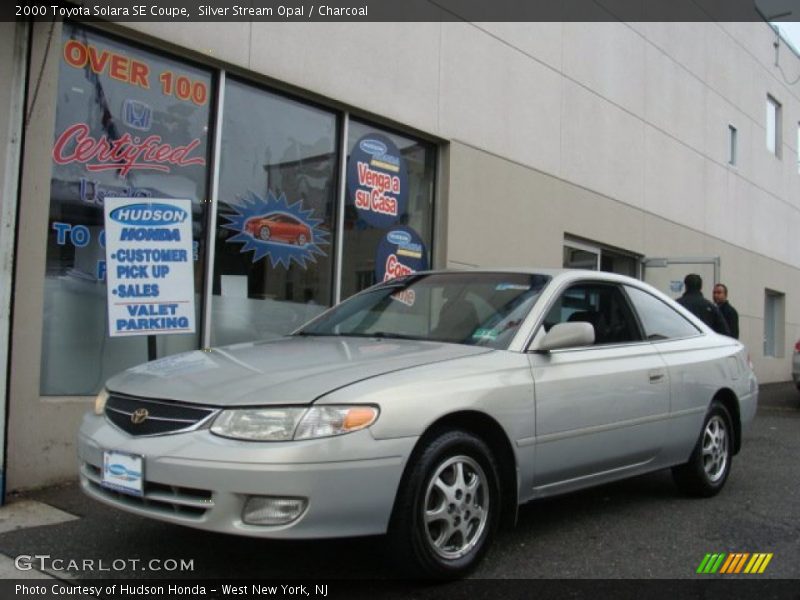 Silver Stream Opal / Charcoal 2000 Toyota Solara SE Coupe