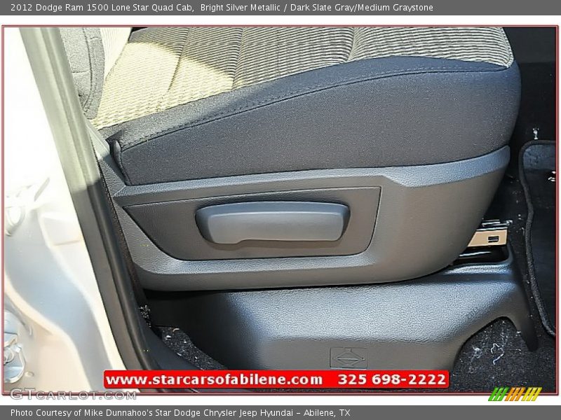 Bright Silver Metallic / Dark Slate Gray/Medium Graystone 2012 Dodge Ram 1500 Lone Star Quad Cab