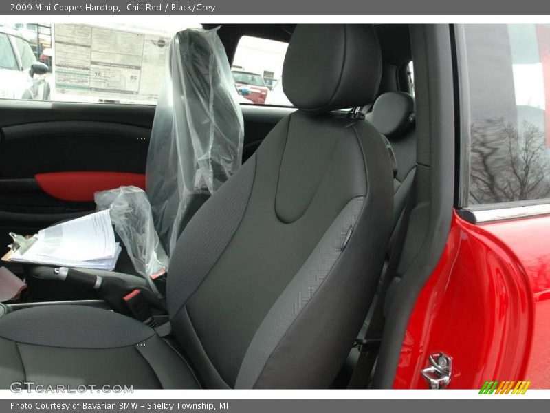 Chili Red / Black/Grey 2009 Mini Cooper Hardtop