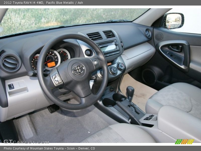 Pacific Blue Metallic / Ash 2012 Toyota RAV4 I4 4WD