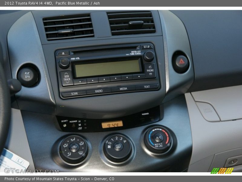 Pacific Blue Metallic / Ash 2012 Toyota RAV4 I4 4WD