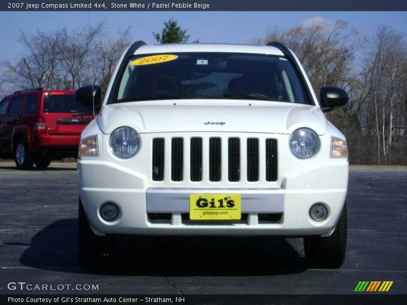 Stone White / Pastel Pebble Beige 2007 Jeep Compass Limited 4x4