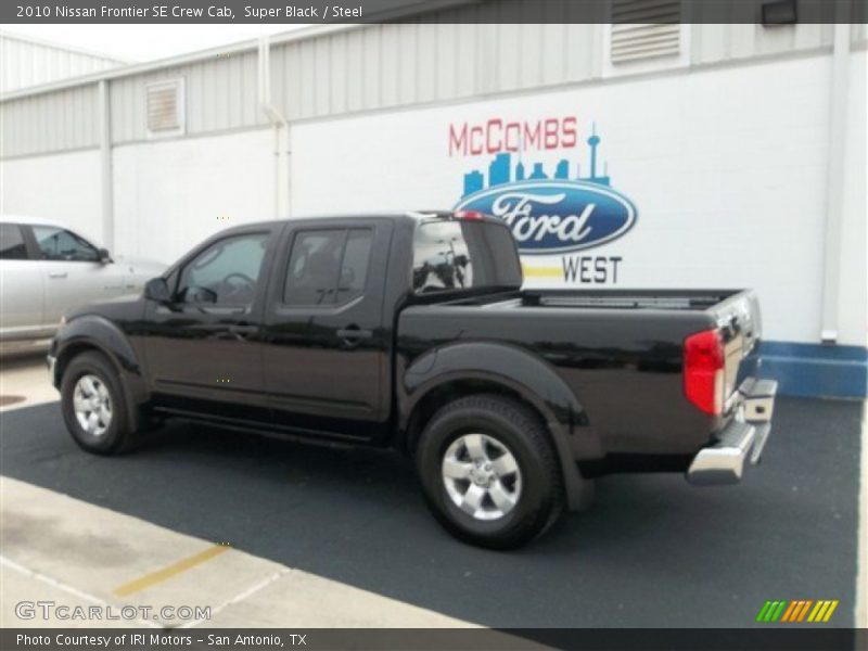 Super Black / Steel 2010 Nissan Frontier SE Crew Cab