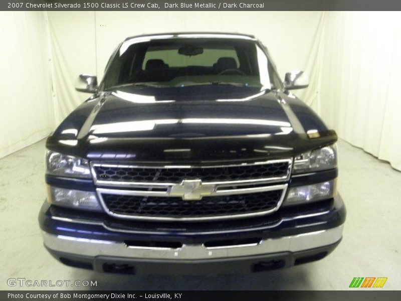 Dark Blue Metallic / Dark Charcoal 2007 Chevrolet Silverado 1500 Classic LS Crew Cab