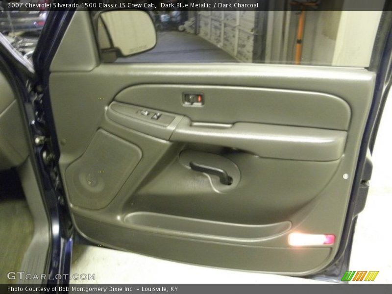 Dark Blue Metallic / Dark Charcoal 2007 Chevrolet Silverado 1500 Classic LS Crew Cab