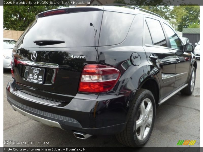 Black / Macadamia 2008 Mercedes-Benz ML 350 4Matic