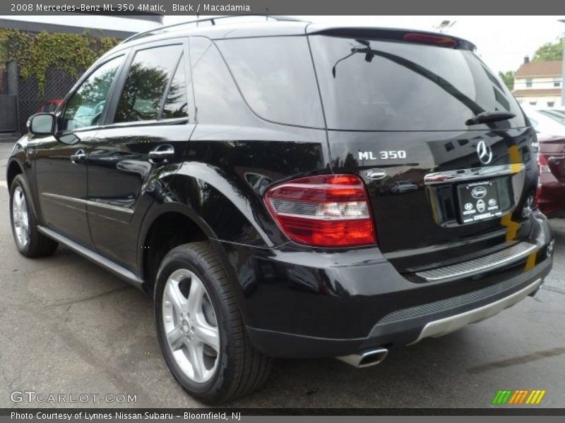 Black / Macadamia 2008 Mercedes-Benz ML 350 4Matic