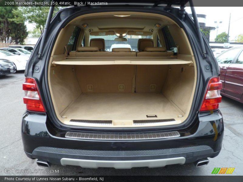 Black / Macadamia 2008 Mercedes-Benz ML 350 4Matic
